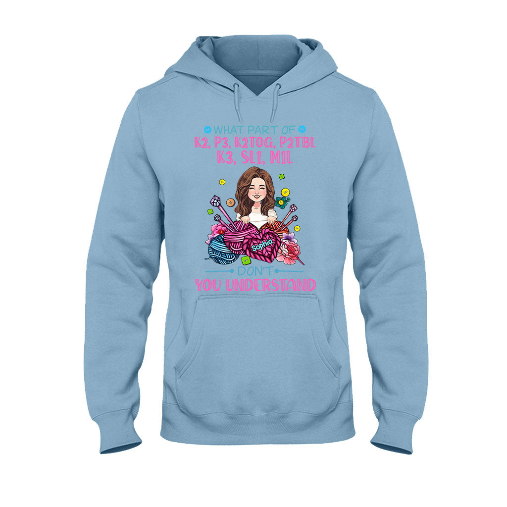 Verstehst du das nicht? – Personalisiertes Strick-T-Shirt und Hoodie