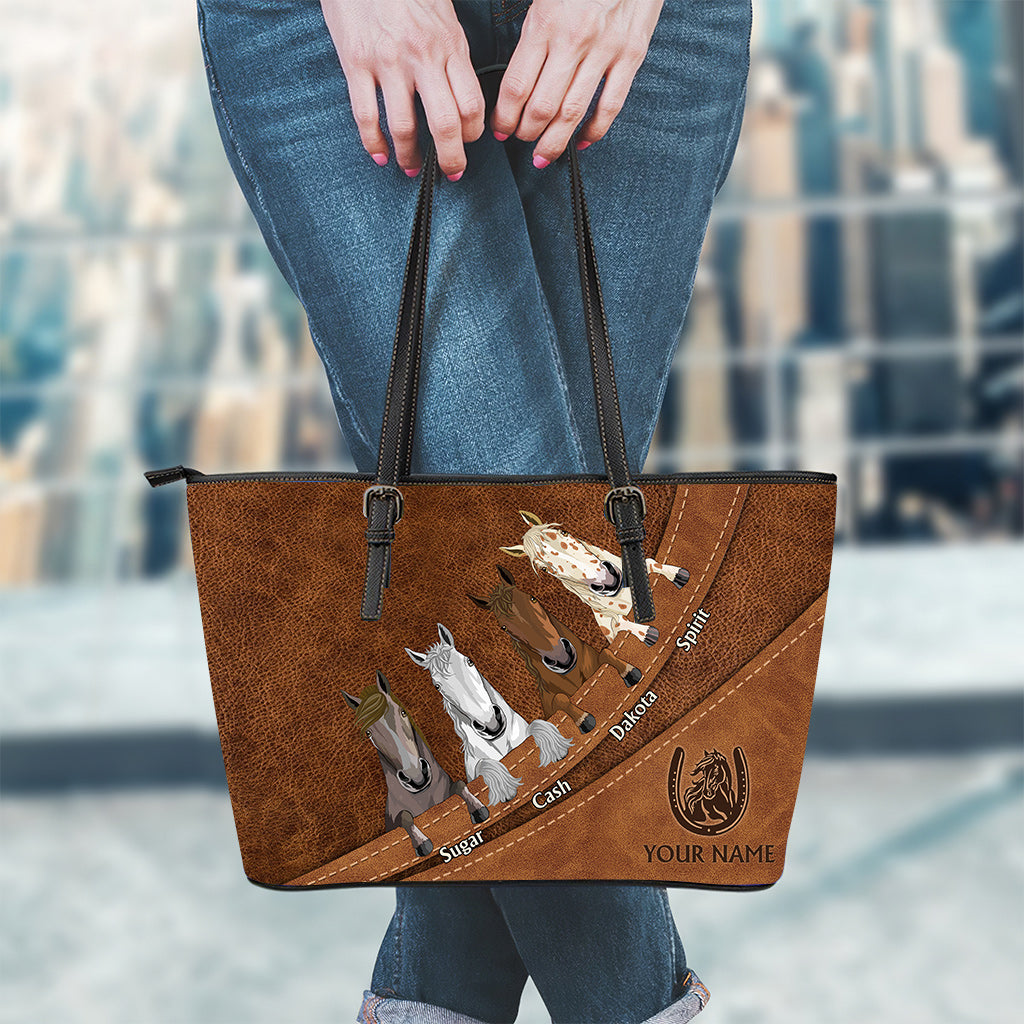 Love Horse - Personalized Horse Leather Bag