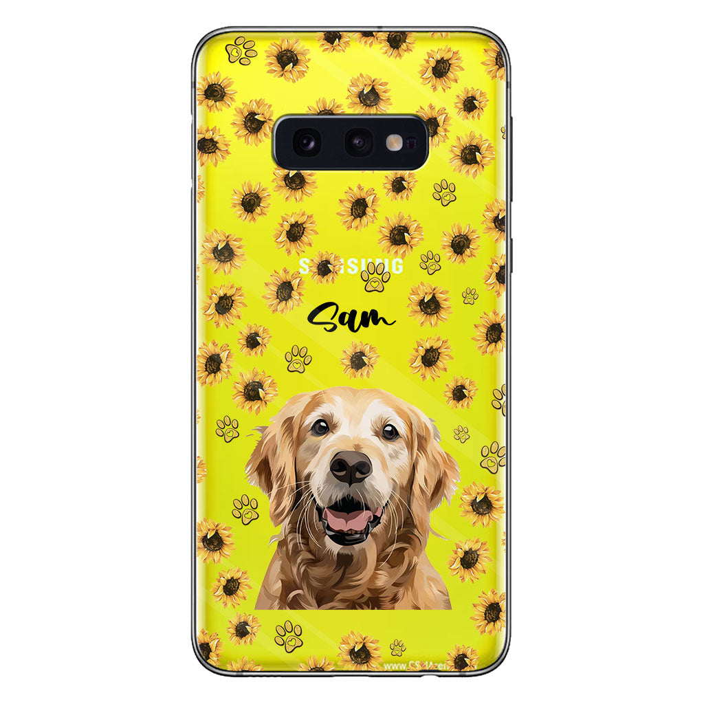 You Are My Sunshine - Personalized Dog Clear Phone Case