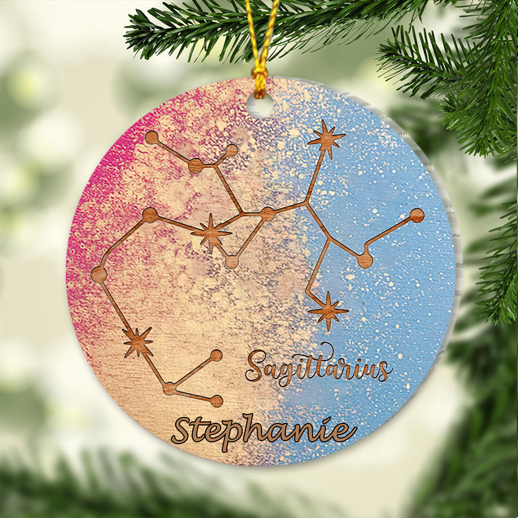 Zodiac Ornament - Personalized Horoscope Ornament