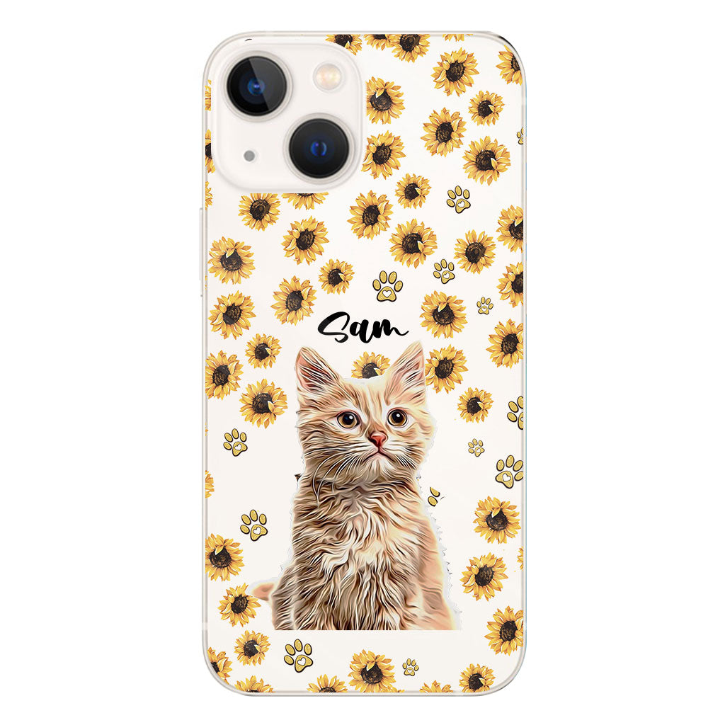 You Are My Sunshine - Personalized Dog Clear Phone Case