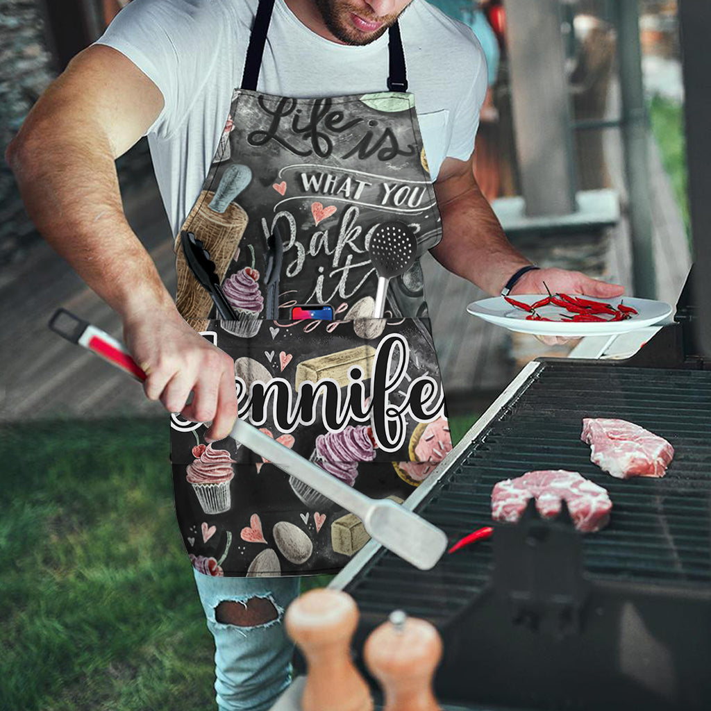Life Is What You Bake It - Personalized Baking Apron