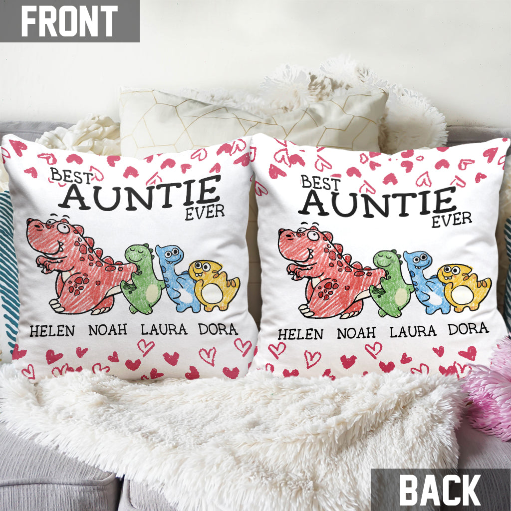 Best Mimisaurus Ever - Gift for grandma, mom, aunt - Personalized Throw Pillow