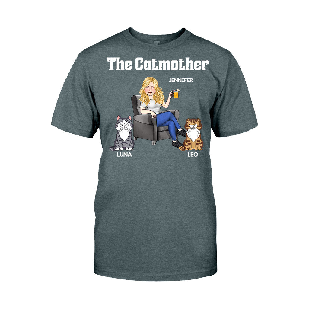 Die Katzenmutter – Personalisiertes Katzen-T-Shirt und Hoodie