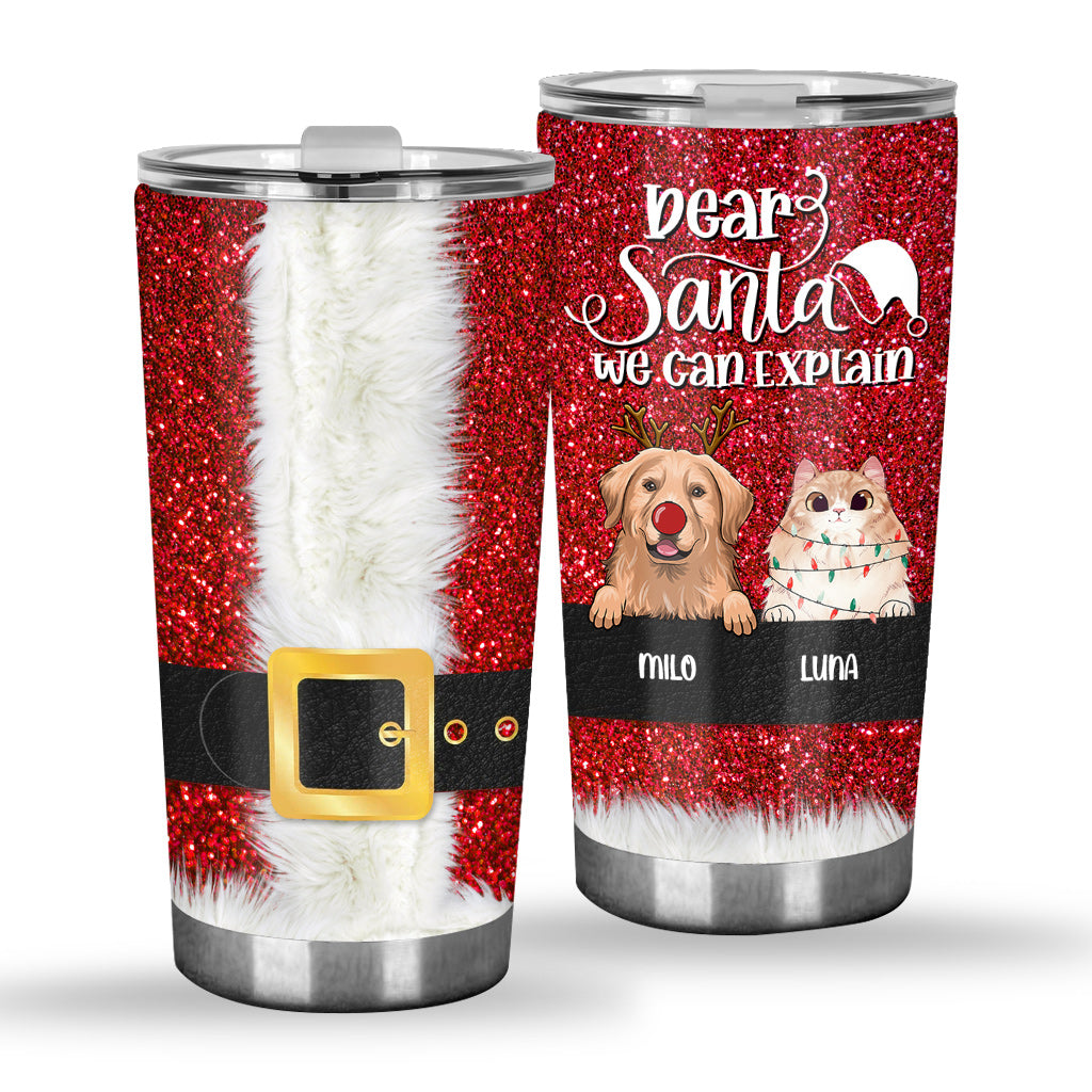 Lieber Weihnachtsmann, ich kann es erklären – personalisierter Hunde-Trinkbecher