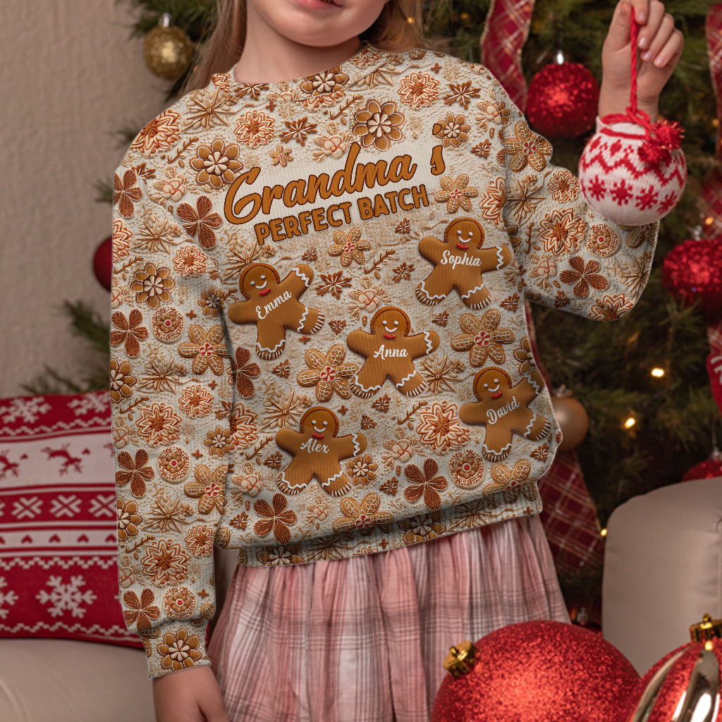 Omas perfektes Geschenk – Geschenk für Oma – Personalisierter hässlicher Pullover