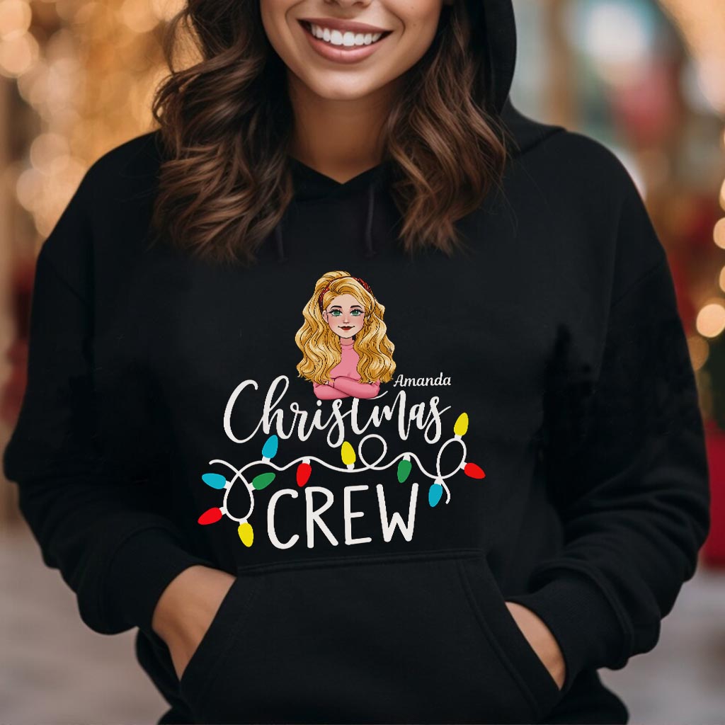Équipe de Noël - T-shirt et sweat à capuche de Noël personnalisés