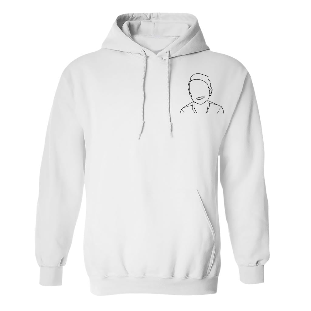 Custom Line Art - Personalized Kid Embroidered Hoodie