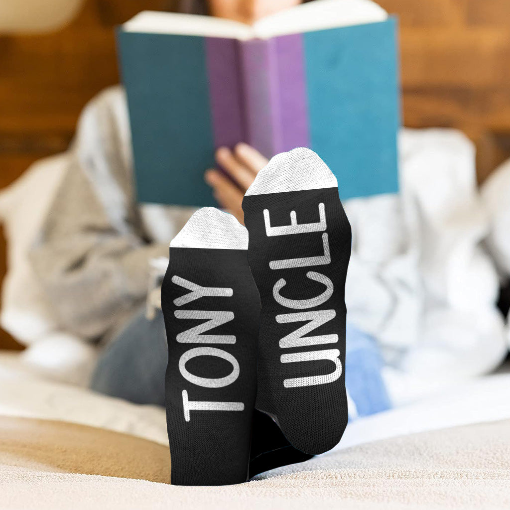 Best Uncle Ever - Personalized Uncle Socks