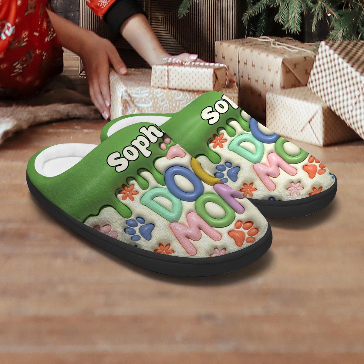 Pet Mom – Personalisierte Hundepantoffeln