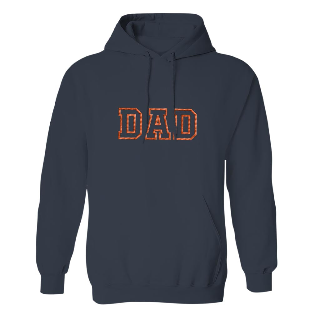 Custom Name - Personalized Father Embroidered Hoodie
