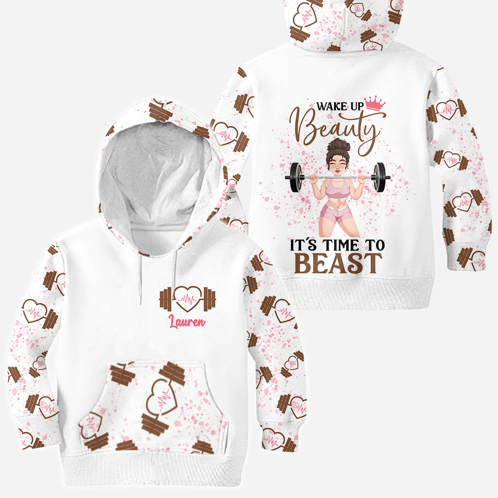Wake Up Beauty - Personalized Fitness All Over Shirt