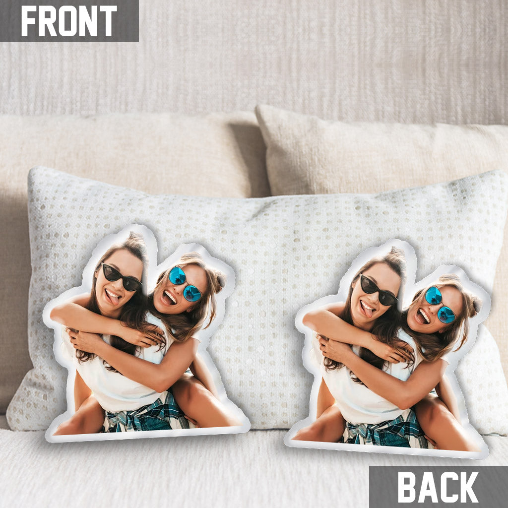 Custom Photo Humanoid - Personalized Bestie Shaped Pillow