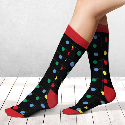 All I Want For Christmas - Personalized Couple Socks