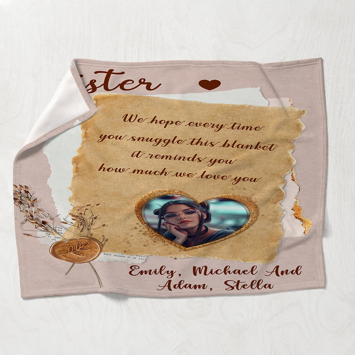 Grandma Mama - Gift for grandma, mom, dad, grandpa, aunt, uncle, sister, brother, husband, wife, friend - Personalized Blanket