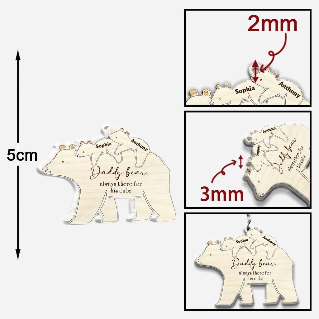 We Love You - Gift for dad - Personalized Keychain