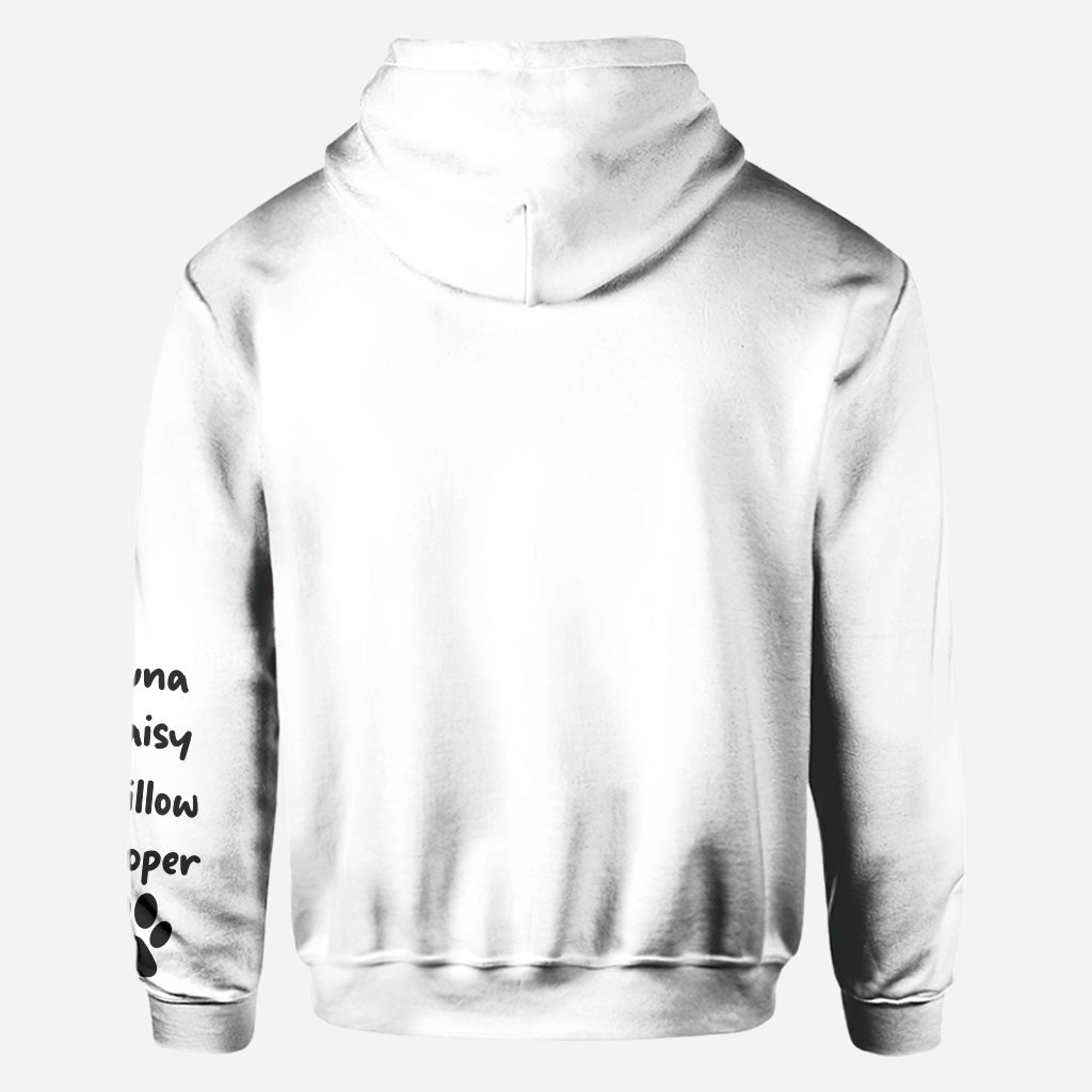 T-shirt personnalisé « Juste une fille qui aime les chiens » avec un motif de chien.