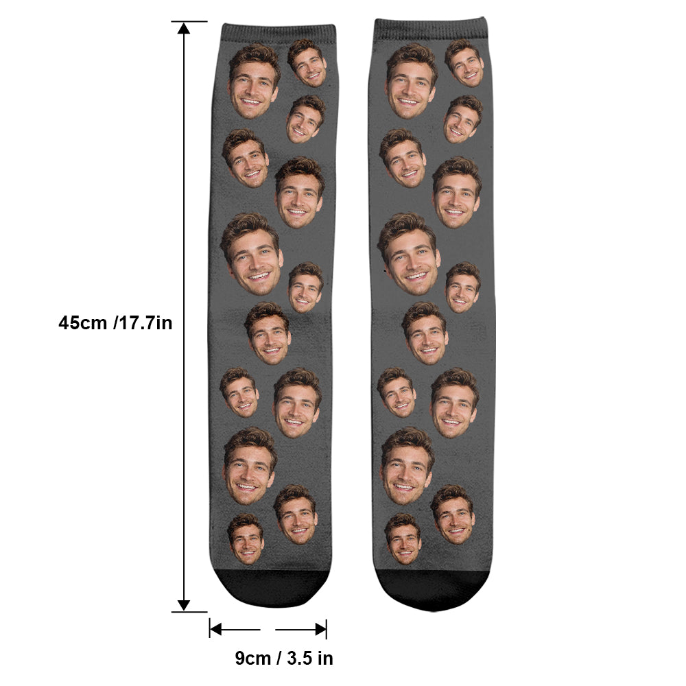 Individuell gestaltete Socken für Onkel