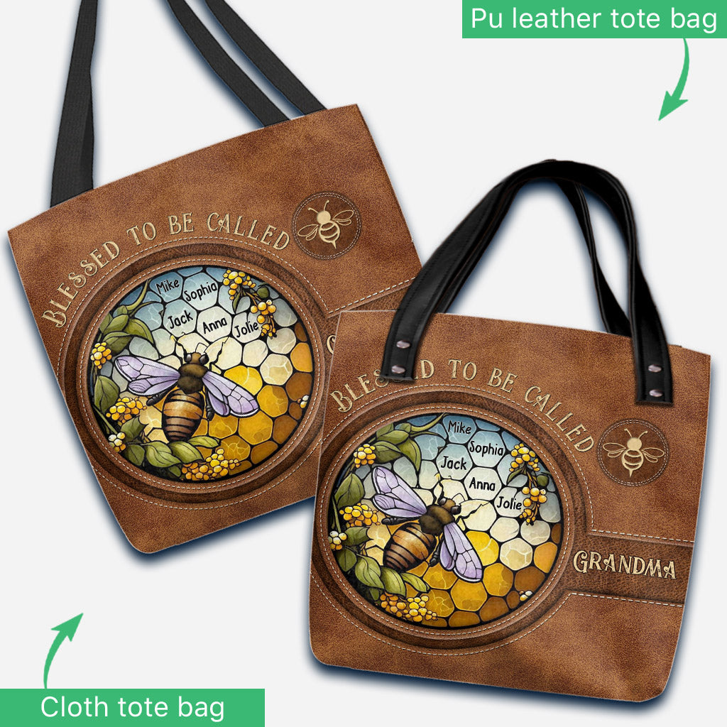 Blessed To Be Called Grandma/ Nana/ Mimi... - Personalized Grandma Tote Bag