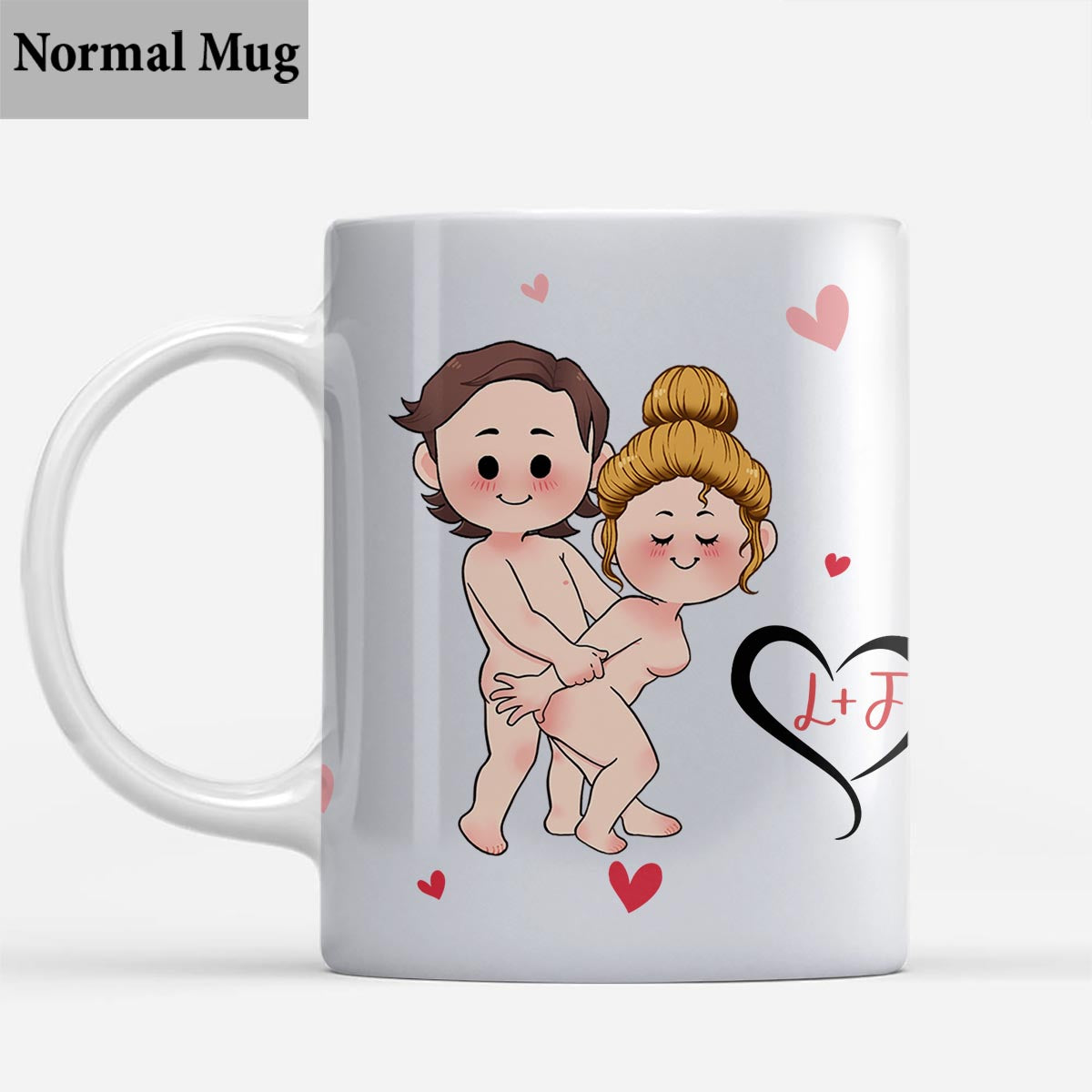 I Like His Beard I Like Her Butt - Personalized Couple Mug