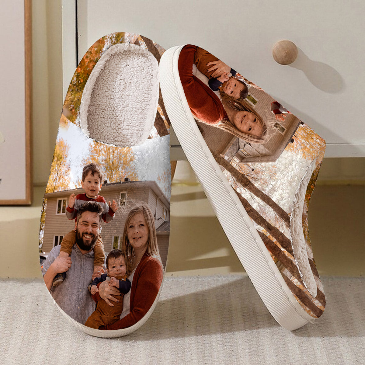Custom Photo Slippers - Personalized Family Slippers