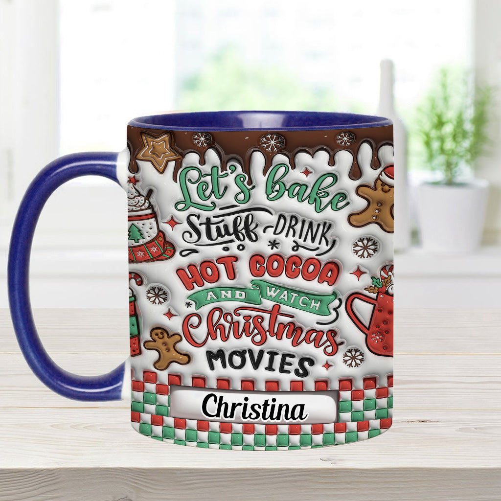 Let's Bake Stuff - Personalized Baking Accent Mug