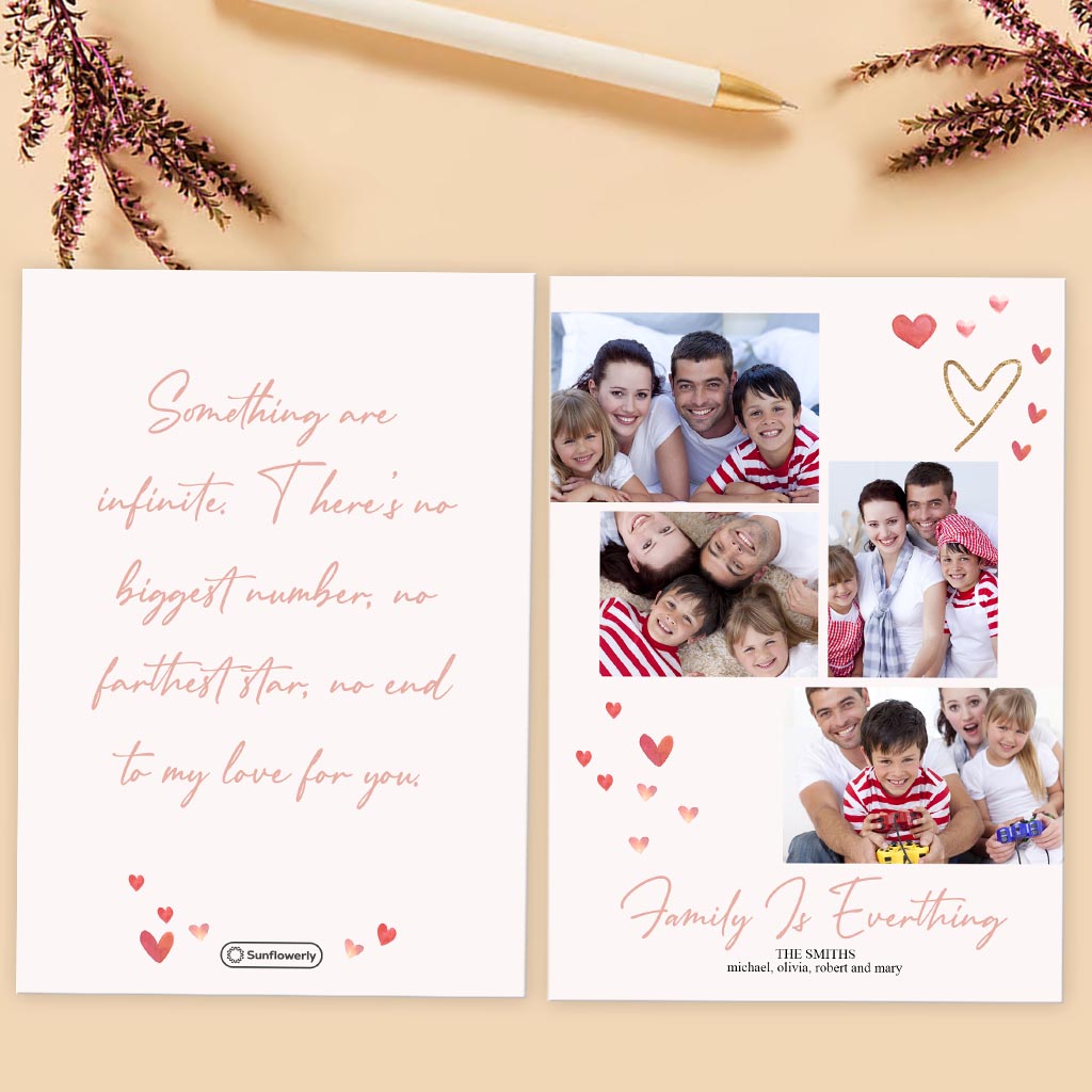 Forever Love - Personalized Greeting Card