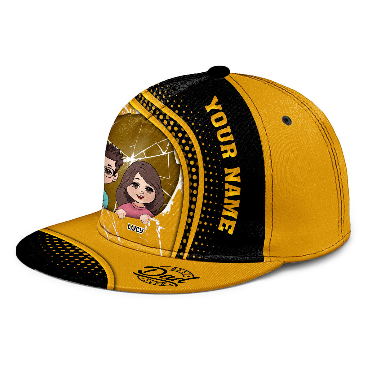 Best Dad Ever - Personalized Father Snapback