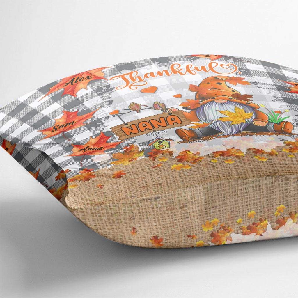 Thankful Grandma - Personalized Grandma Throw Pillow