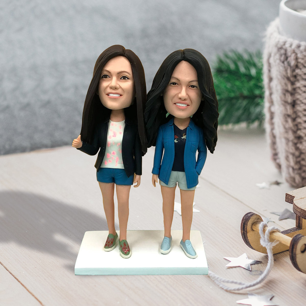 Custom Figure - Personalized Bestie Bobblehead