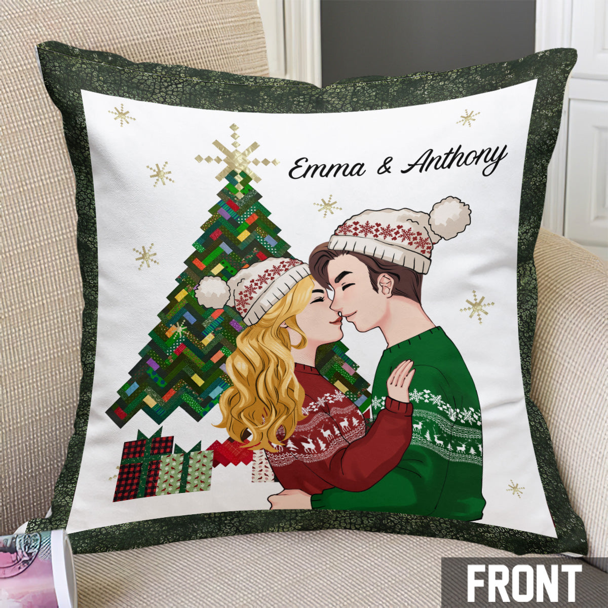 Stranger To Lover - gift for boyfriend, girlfriend - Personalized Throw Pillow