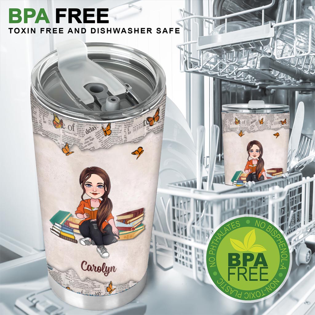 I Love Days When My Only Problem Is Which Book To Read - Book gift for mom, daughter, girlfriend, wife - Personalized Tumbler