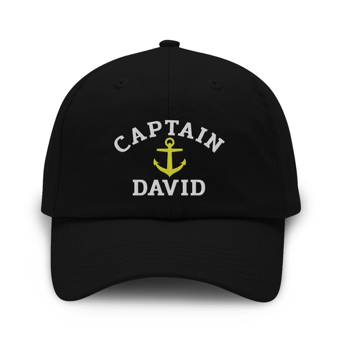 Capitaine - Casquette classique brodée personnalisée pour croisière
