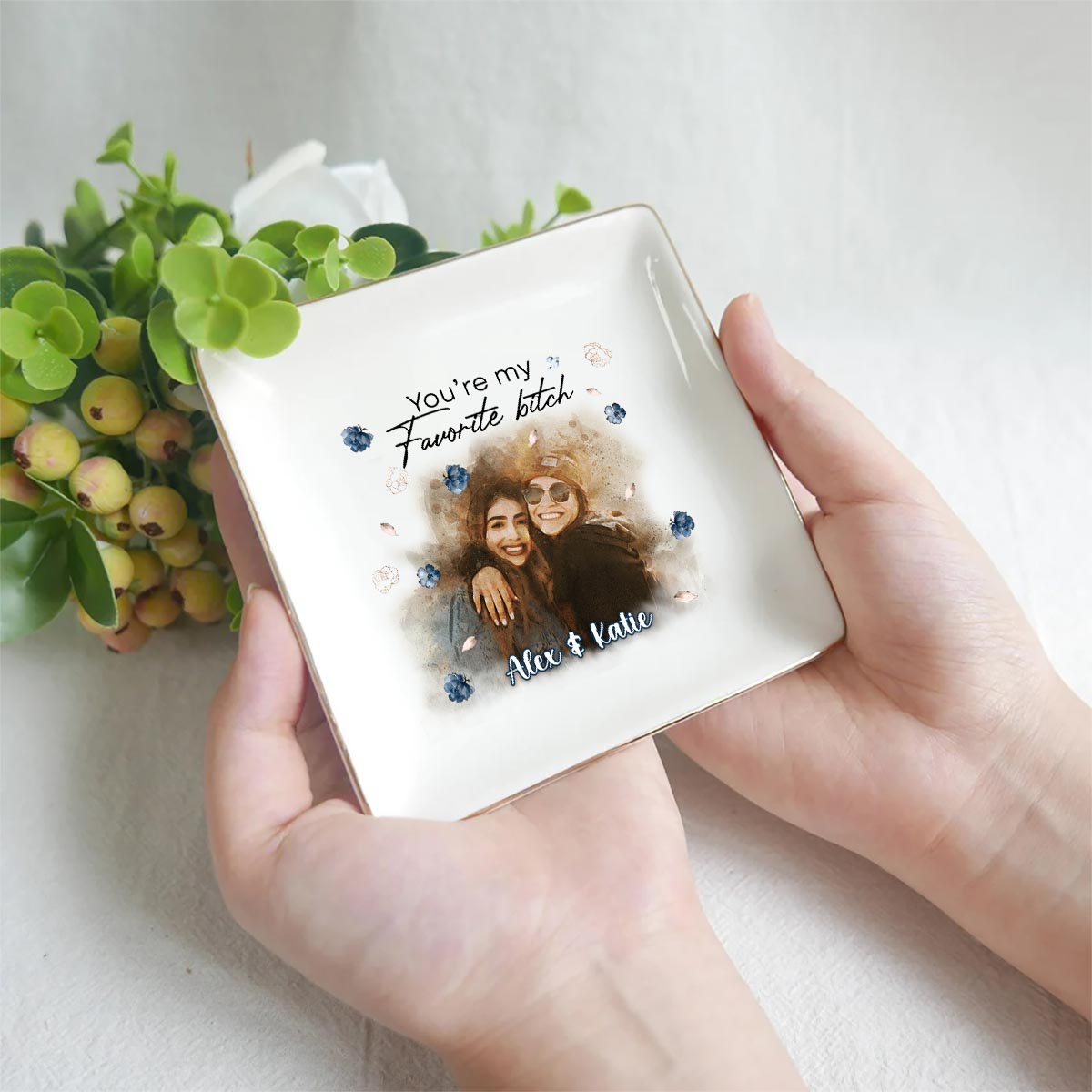 You’re My Favorite - Personalized Bestie Jewelry Dish