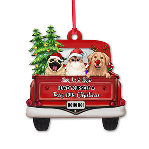 Have Yourself A Furry Little Christmas - Personalized Dog Ornament
