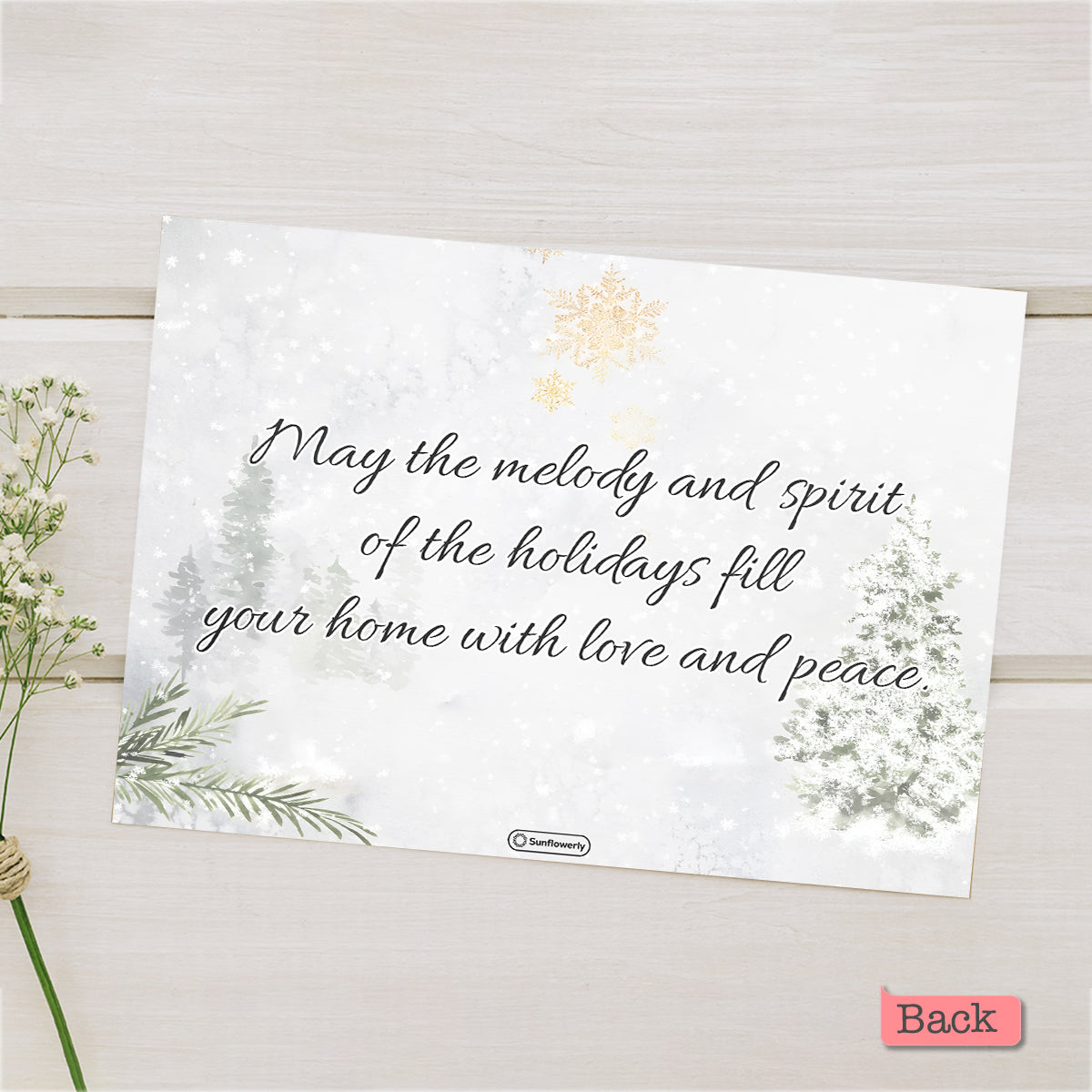 Merry Christmas - Personalized Family Greeting Card