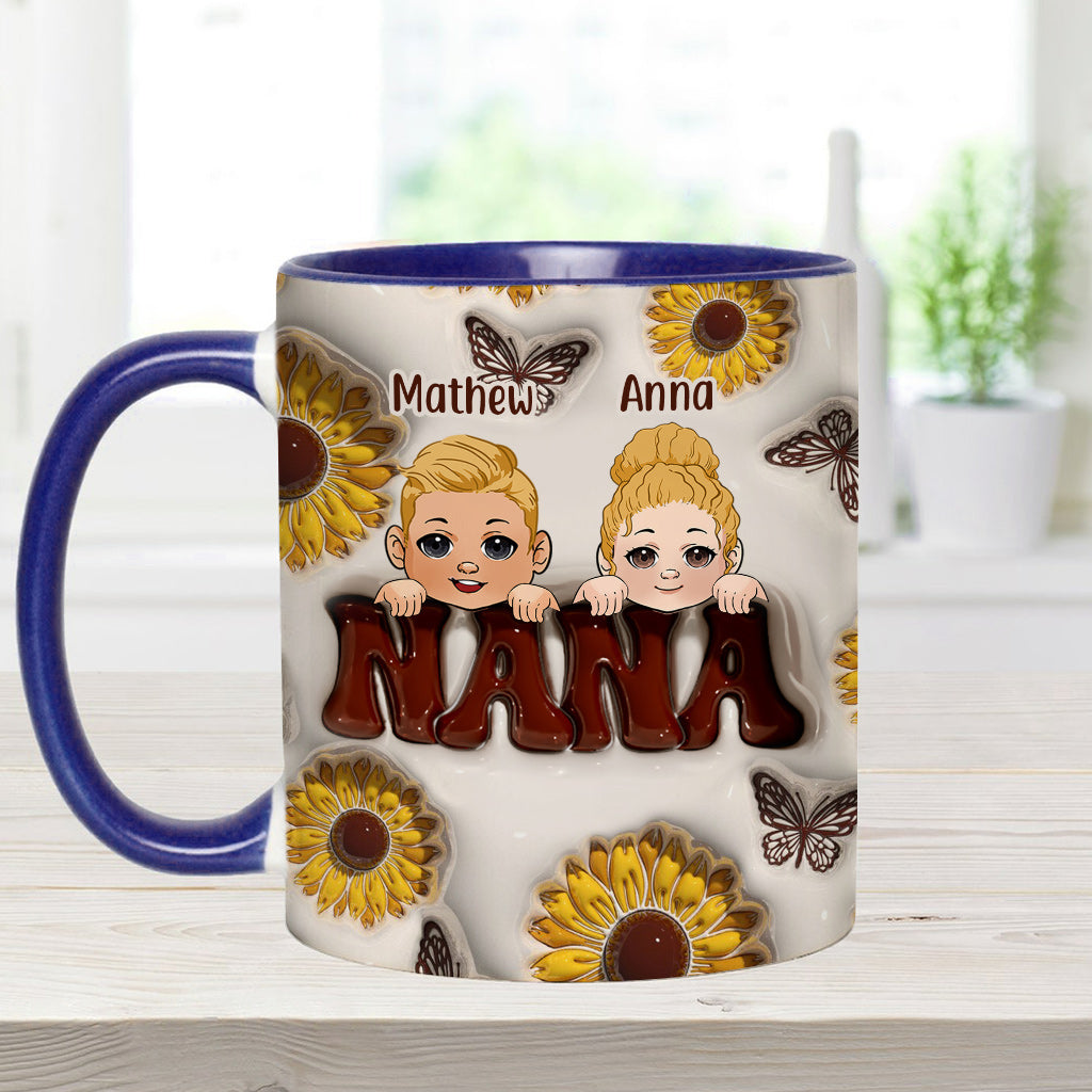 Meilleure grand-mère/mamie/mémé du monde - Cadeau pour grand-mère - Mug personnalisé