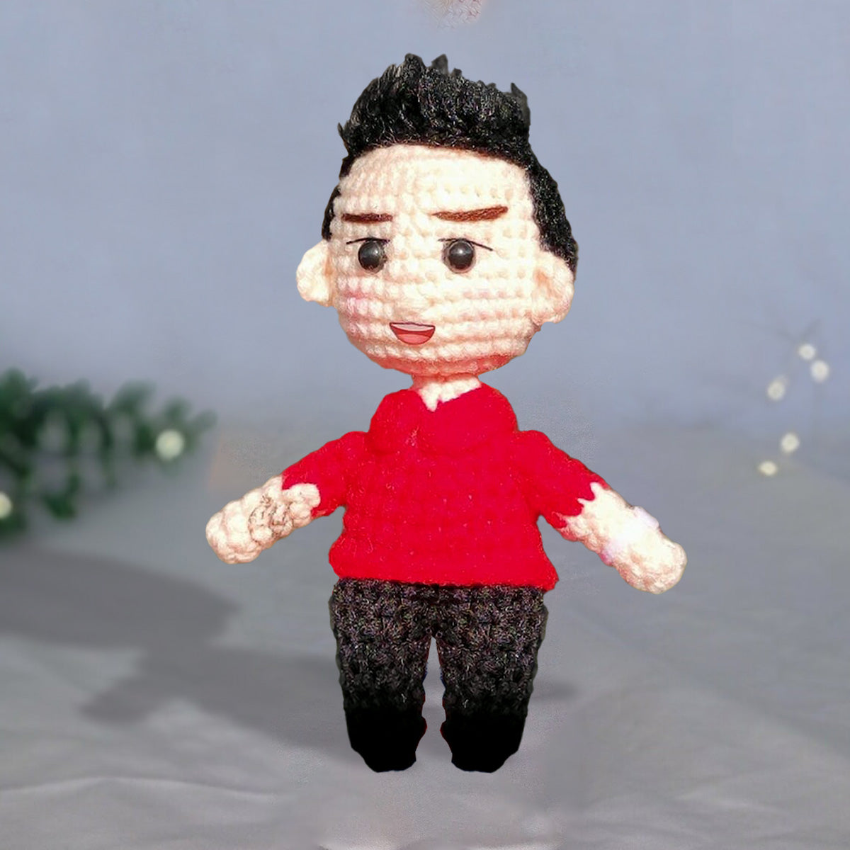 My Grandkids - Personalized Granddaughter Hand Knitted Doll