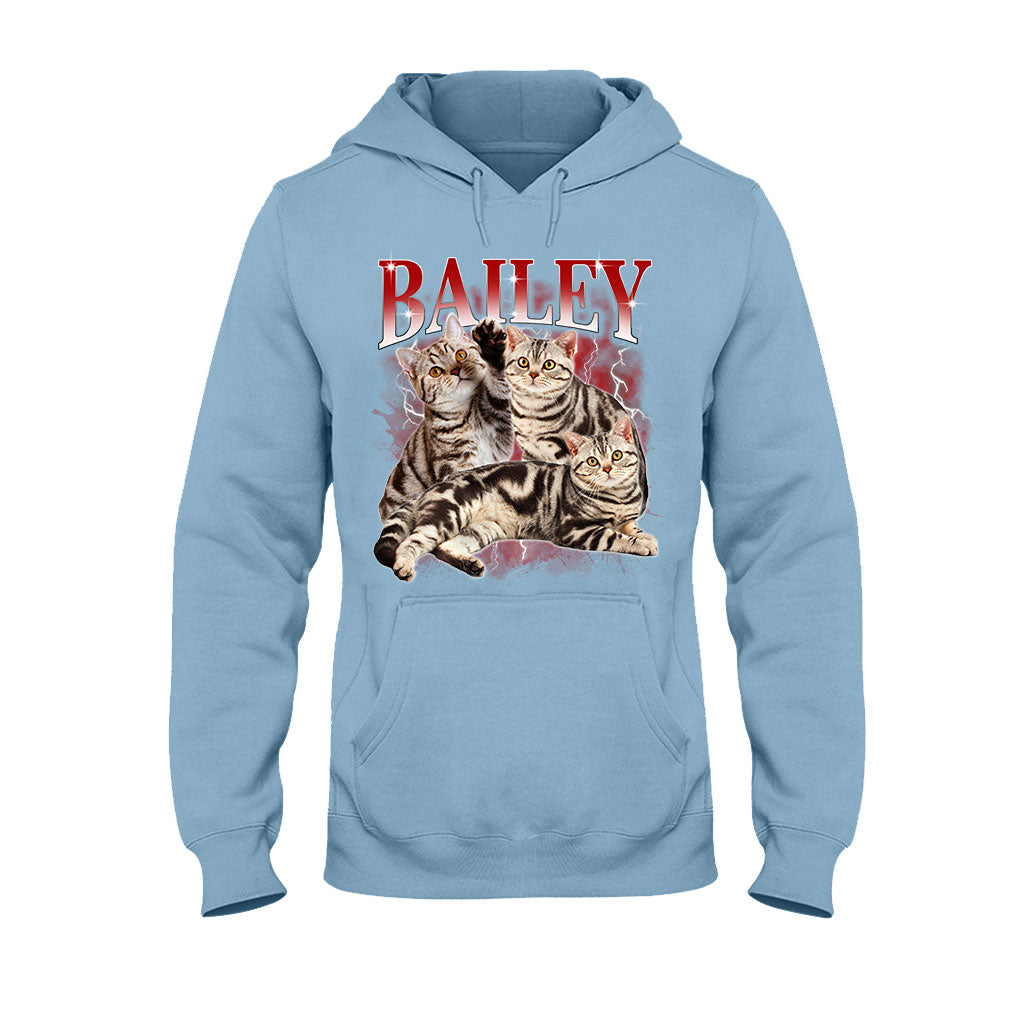 T-shirt et sweat à capuche personnalisés style rap bootleg - Cadeau idéal pour les amoureux des chiens et des chats - T-shirt et sweat à capuche personnalisés