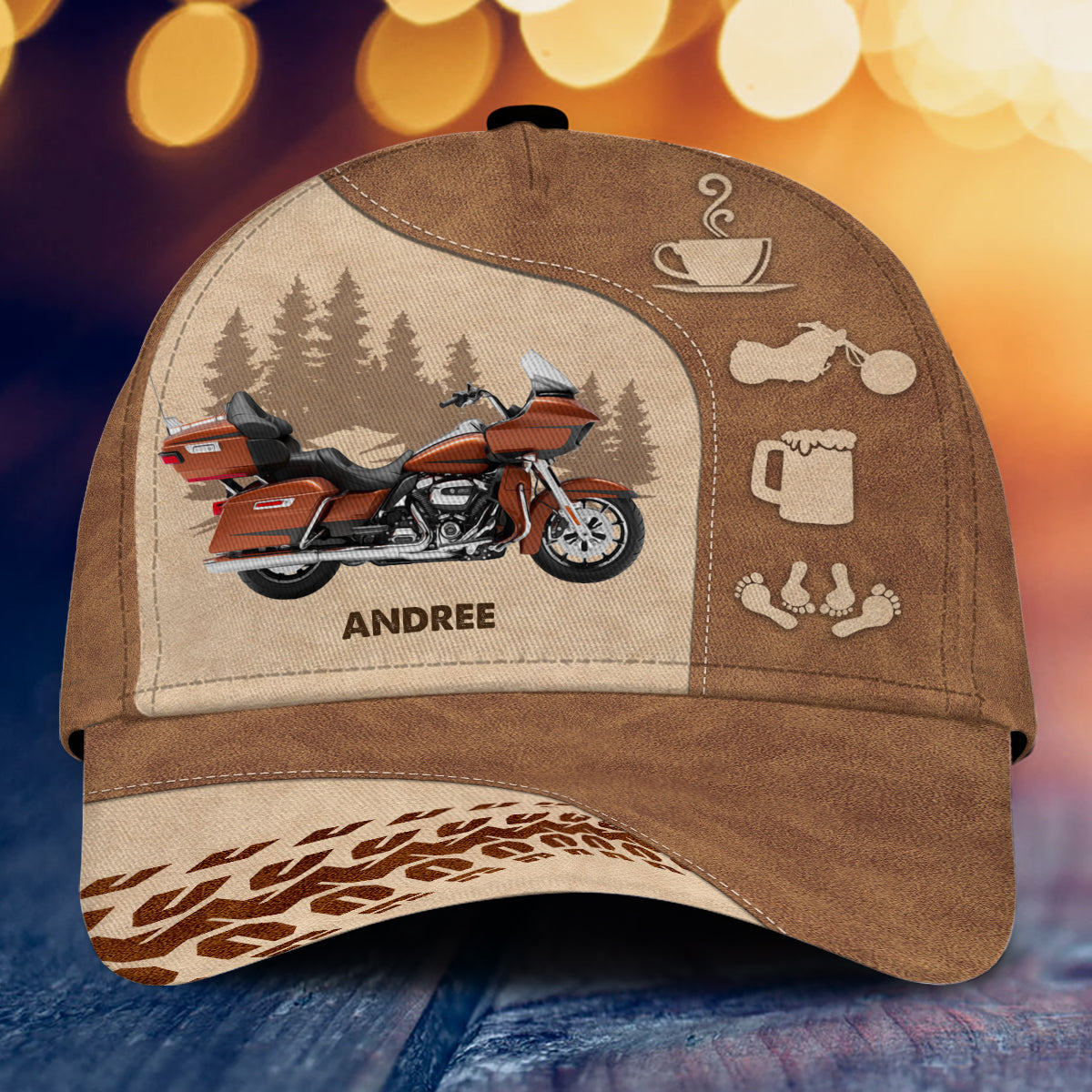Happy Life - Personalized Biker Classic Cap
