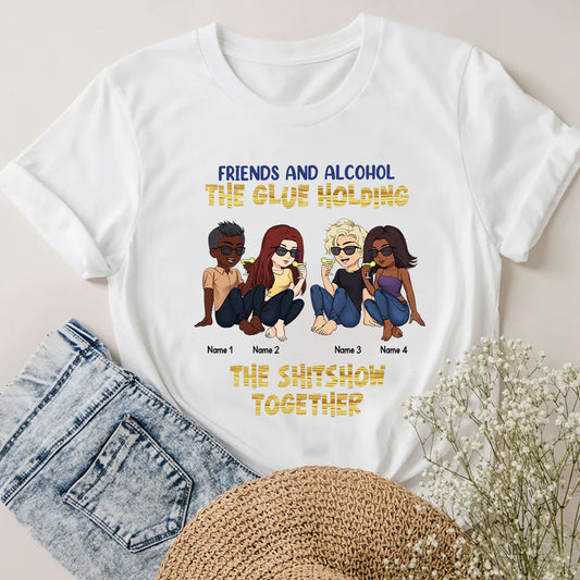 Best Friends Are The Sisters We Choose For Ourselves - Bestie gift for sister - Personalized T-shirt And Hoodie
