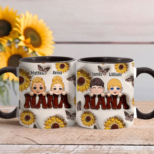 Meilleure grand-mère/mamie/mémé du monde - Cadeau pour grand-mère - Mug personnalisé