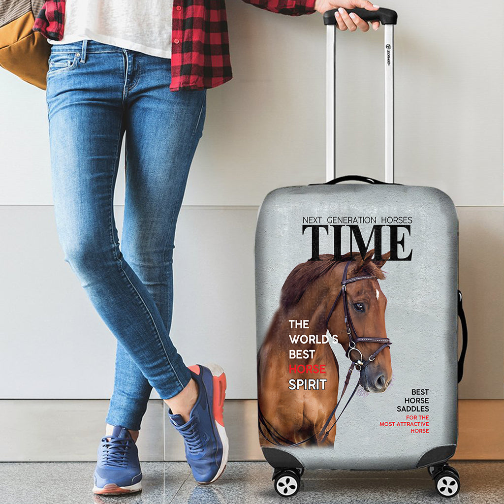 Magazine Covers - Personalized Horse Luggage Cover