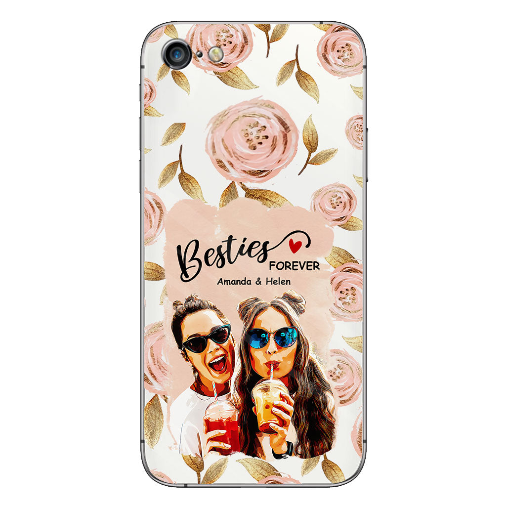 Besties Forever - Personalized Bestie Clear Phone Case
