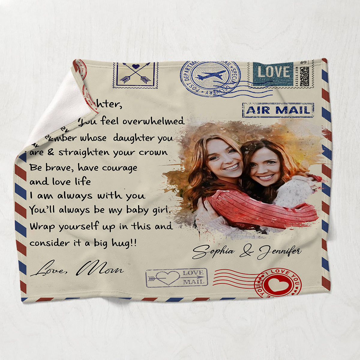 Je suis toujours avec toi - Couverture personnalisée pour fille