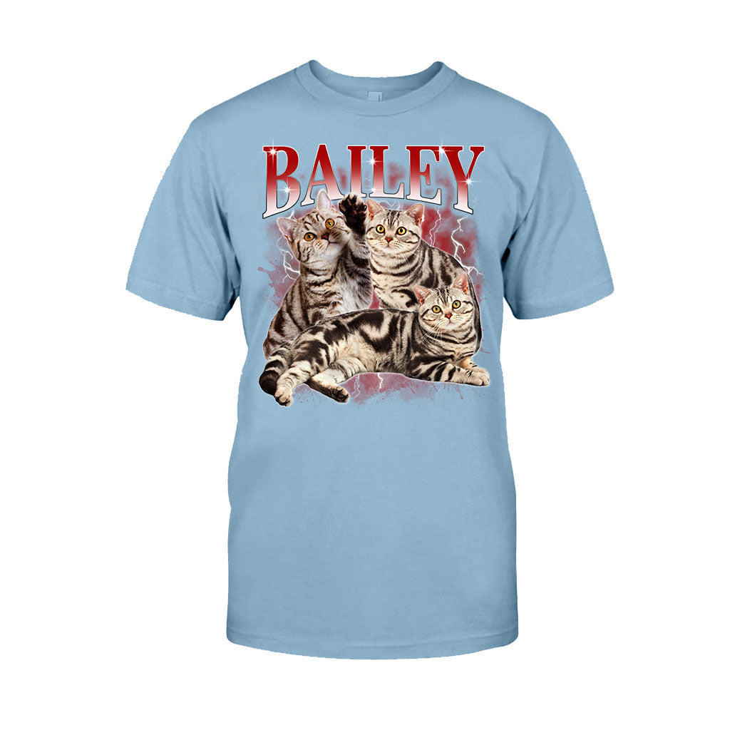 T-shirt et sweat à capuche personnalisés style rap bootleg - Cadeau idéal pour les amoureux des chiens et des chats - T-shirt et sweat à capuche personnalisés