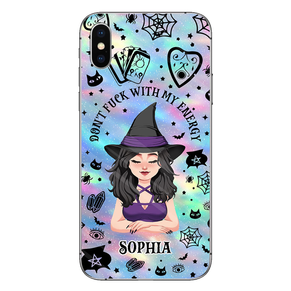 Don't F With My Energy - Personalized Witch Phone Case