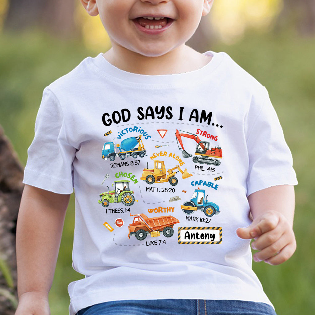 God Say I Am - Personalized Kid T-Shirt