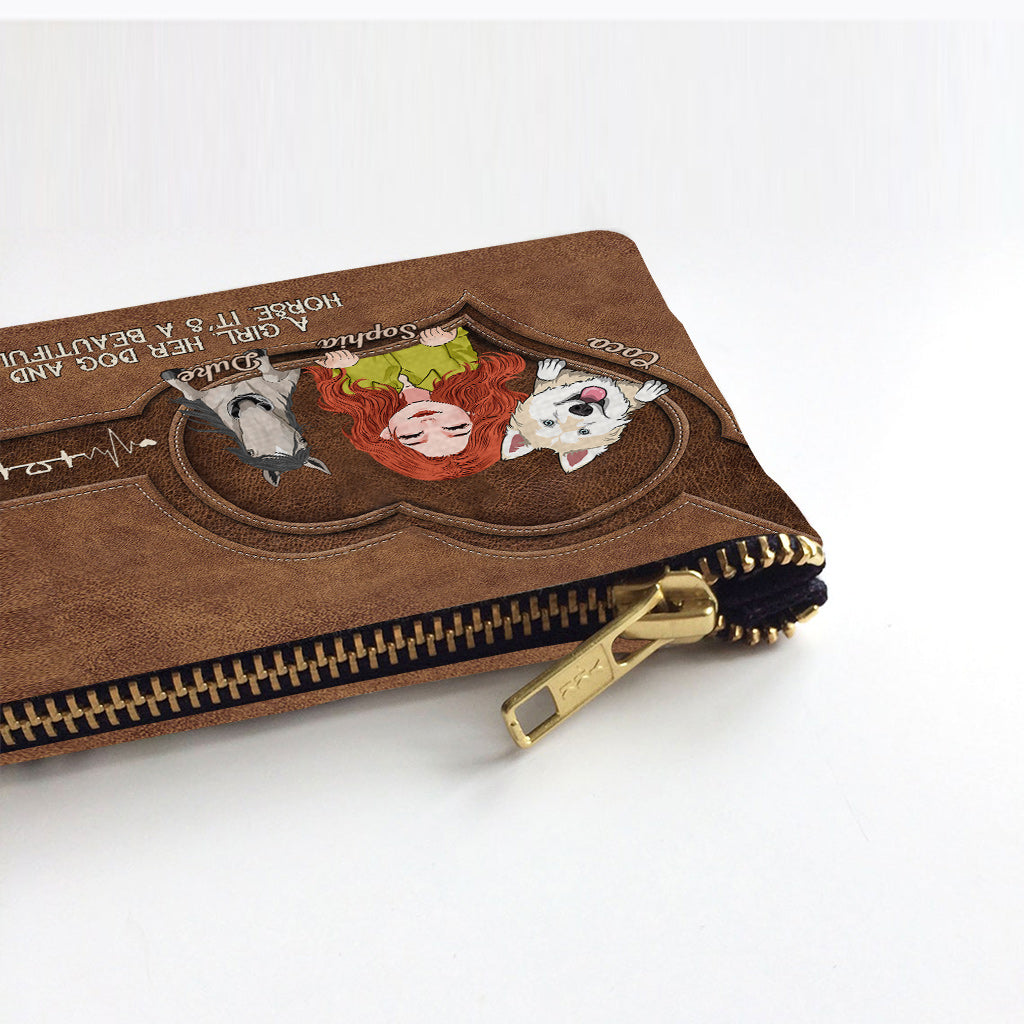 What A Beautiful Thing - Personalized Horse Pouch