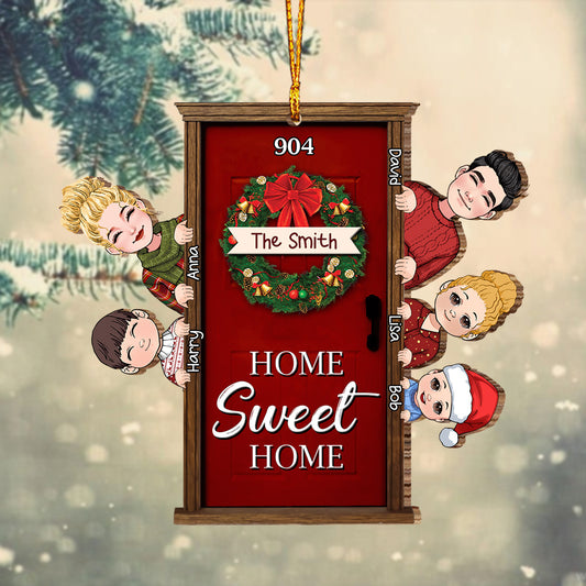 Home Sweet Home - Personalized Family Ornament